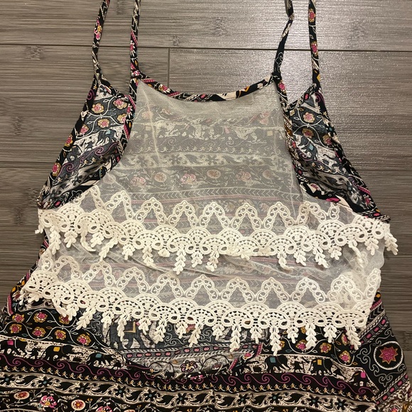 printed Aztec dress with mesh lace detailed back, originally from LF Boutique - Picture 4 of 4